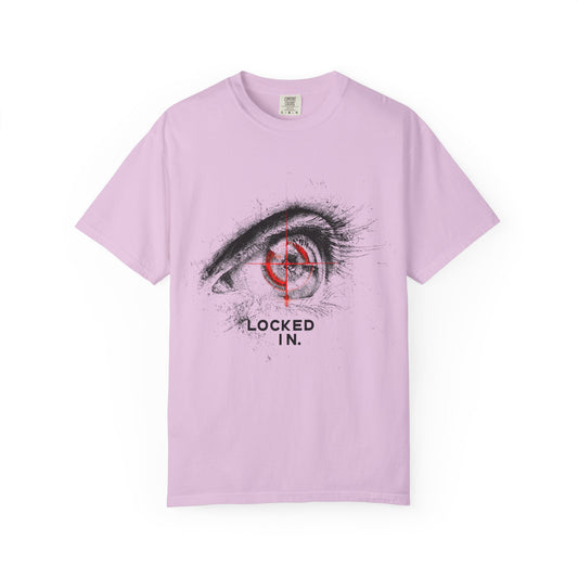 Locked In Eye Graphic Tee — Focus Mindset Athlete Gift | Root to Peak