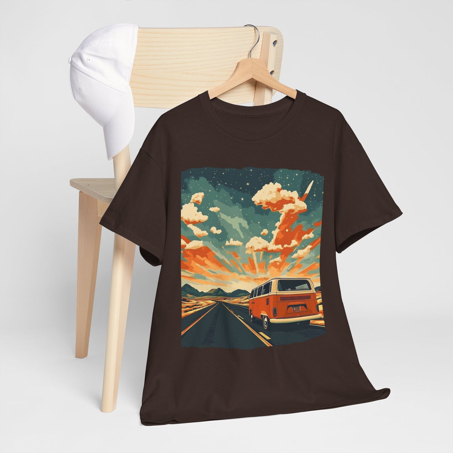 Van Life Adventure Graphic Tee — Road Trip Nomad Travel Gift | Root to Peak