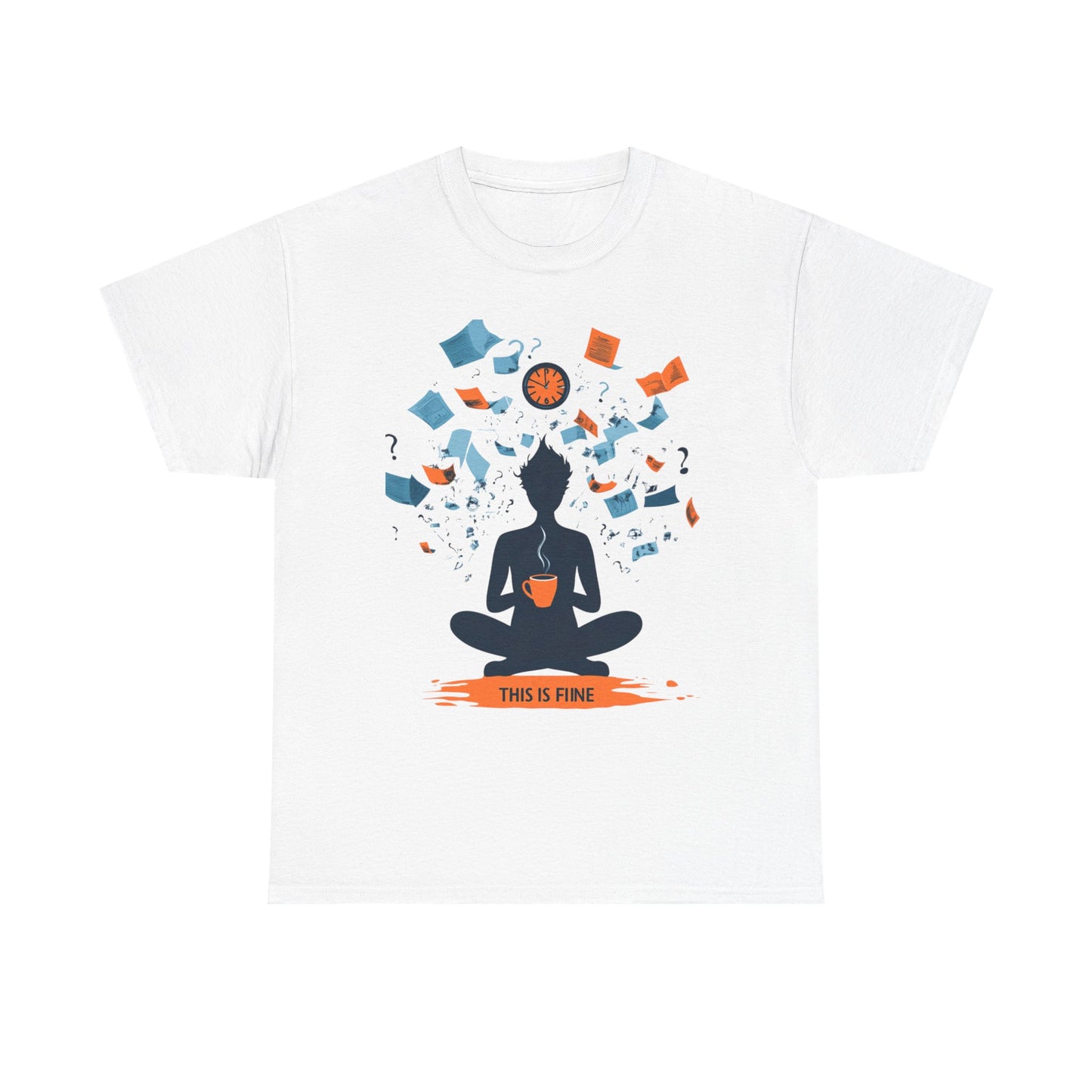 This Is Fine Graphic Tee — Funny Chaos Meme Internet Culture | Root to Peak