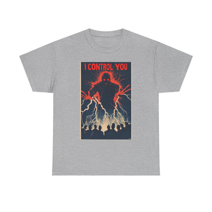 I Control You Graphic Tee — Mind Control Brainwave Art T-Shirt | Root to Peak