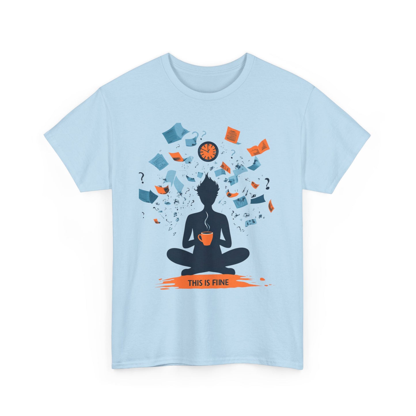 This Is Fine Graphic Tee — Funny Chaos Meme Internet Culture | Root to Peak