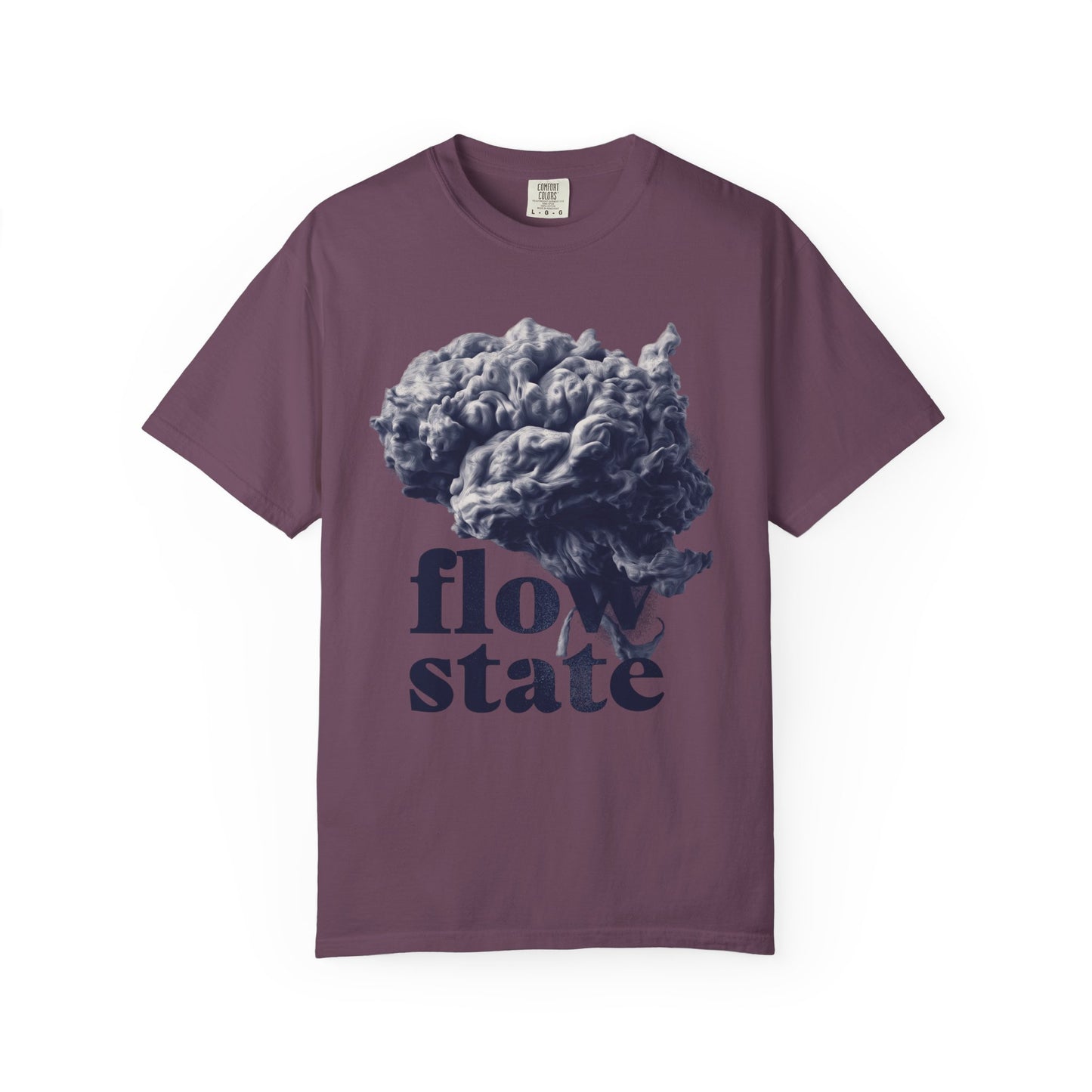 Flow State Smoke Brain Tee — Productivity Focus Graphic | Root to Peak