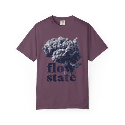 Flow State Smoke Brain Tee — Productivity Focus Graphic | Root to Peak