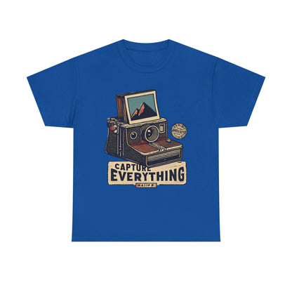 Capture Everything Camera Tee — Photographer Gift Vintage | Root to Peak