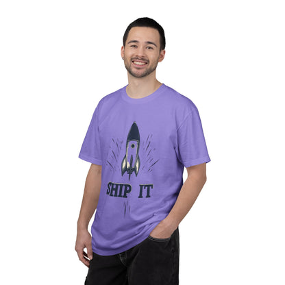Ship It Rocket Tee — Funny Startup Developer Engineer | Root to Peak
