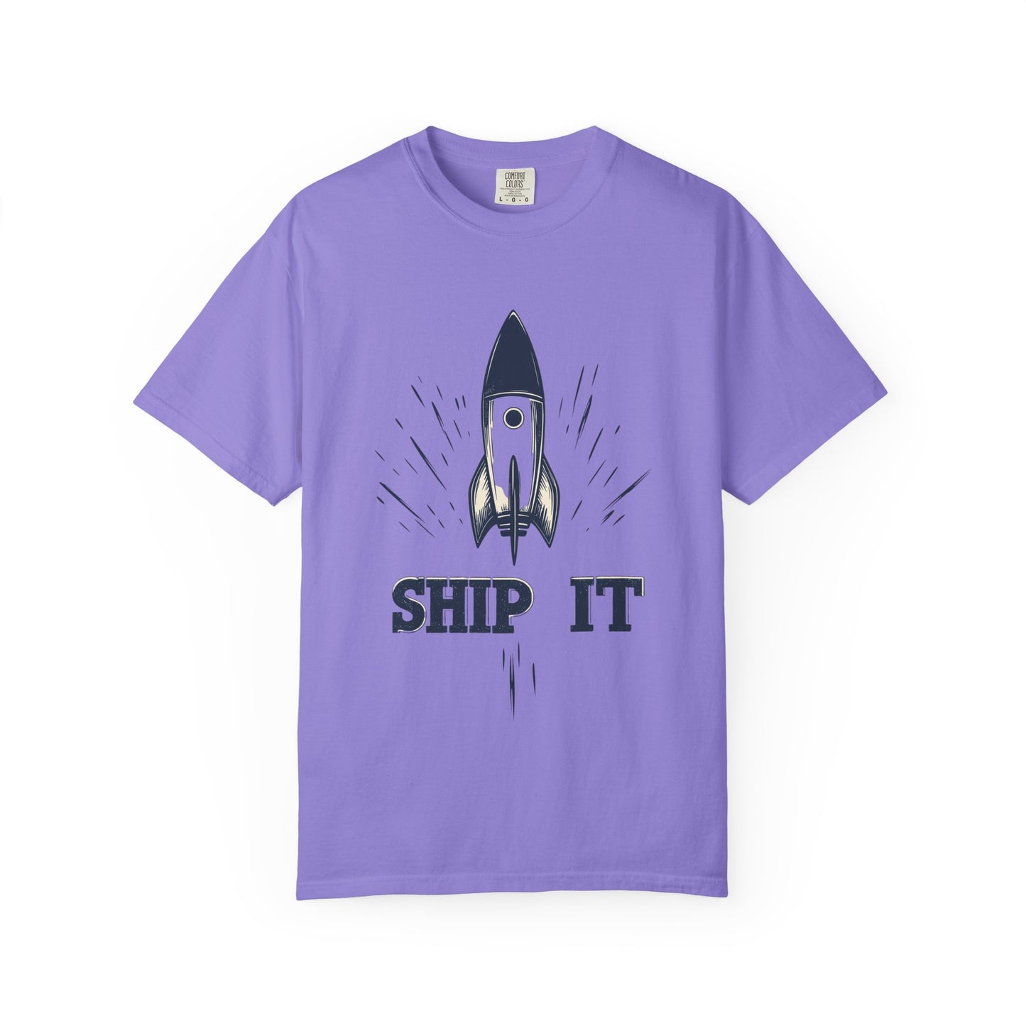 Ship It Rocket Tee — Funny Startup Developer Engineer | Root to Peak