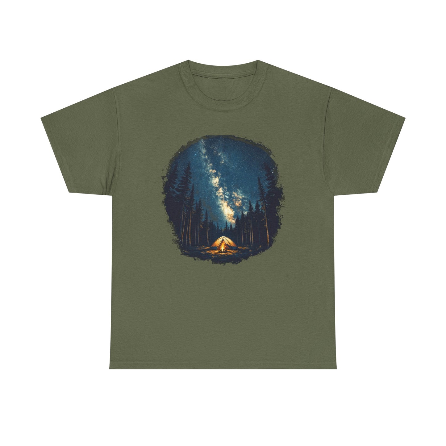 Camping Under the Stars Tee — Night Sky Milky Way Outdoor | Root to Peak