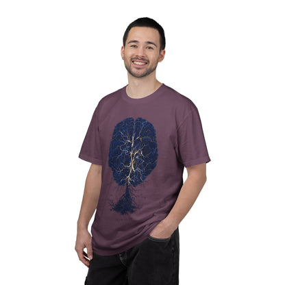 Flow State Brain Tree Tee — Neuroscience Focus Art | Root to Peak