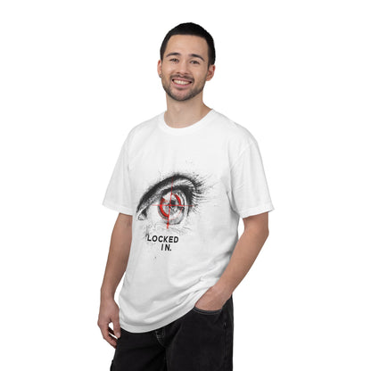 Locked In Eye Graphic Tee — Focus Mindset Athlete Gift | Root to Peak
