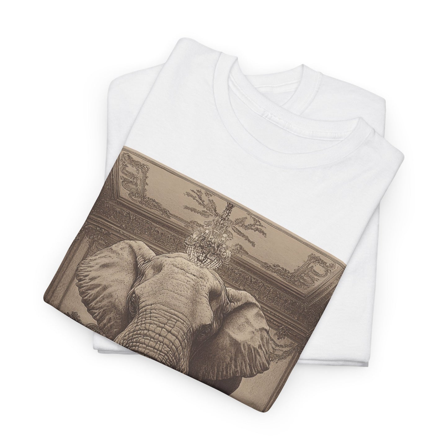 Elephant in the Room Graphic Tee — Funny Idiom Gift | Root to Peak