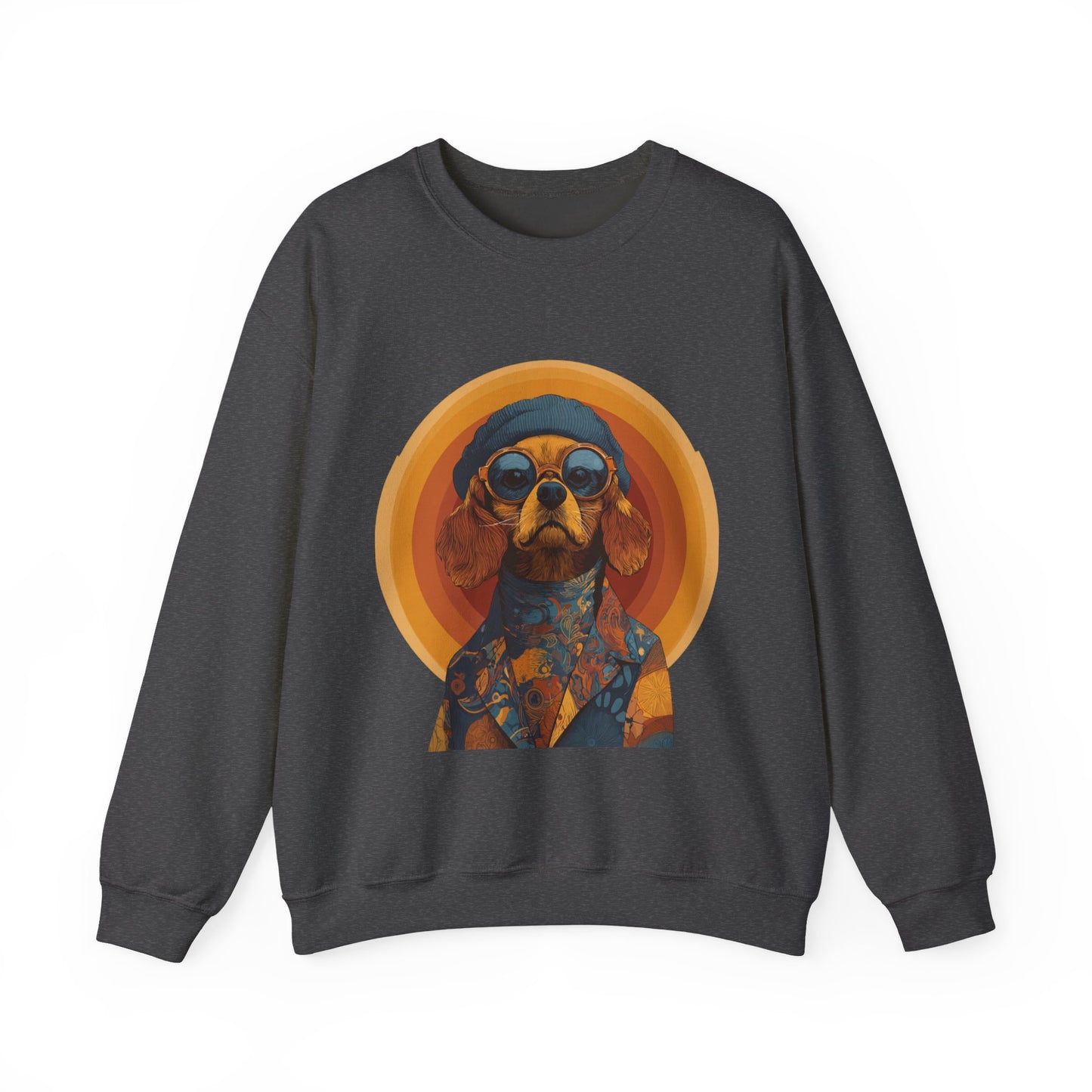 Retro Beagle Portrait Crewneck — Boho Dog Lover Gift | Root to Peak