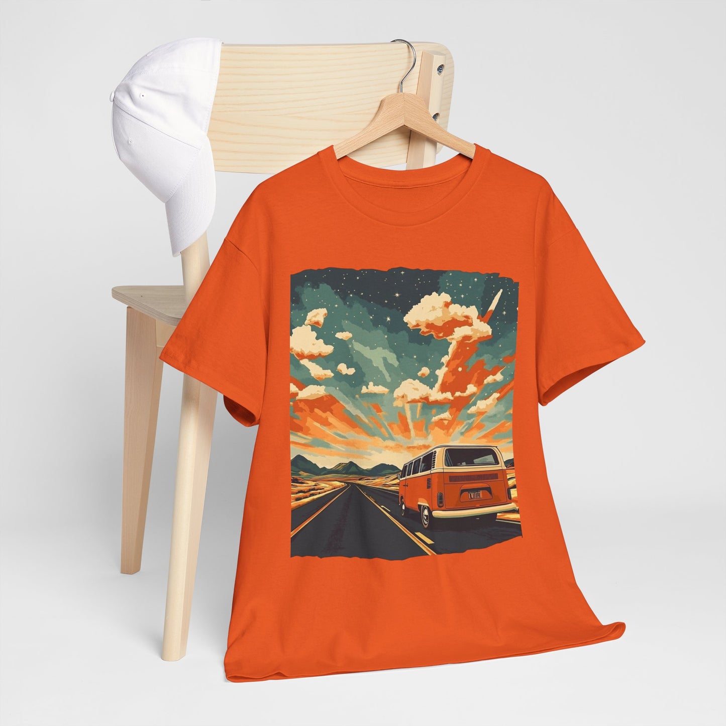 Van Life Adventure Graphic Tee — Road Trip Nomad Travel Gift | Root to Peak
