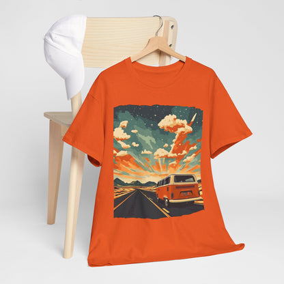 Van Life Adventure Graphic Tee — Road Trip Nomad Travel Gift | Root to Peak