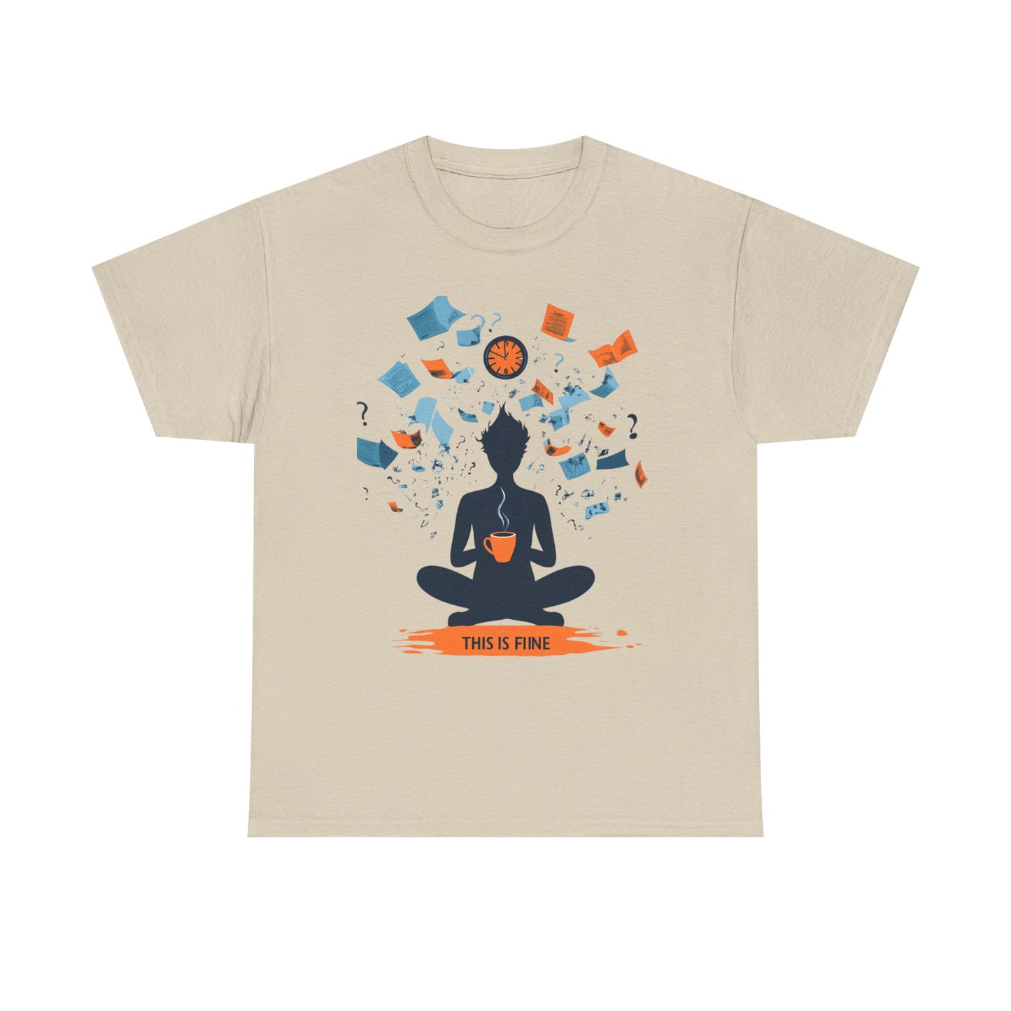 This Is Fine Graphic Tee — Funny Chaos Meme Internet Culture | Root to Peak
