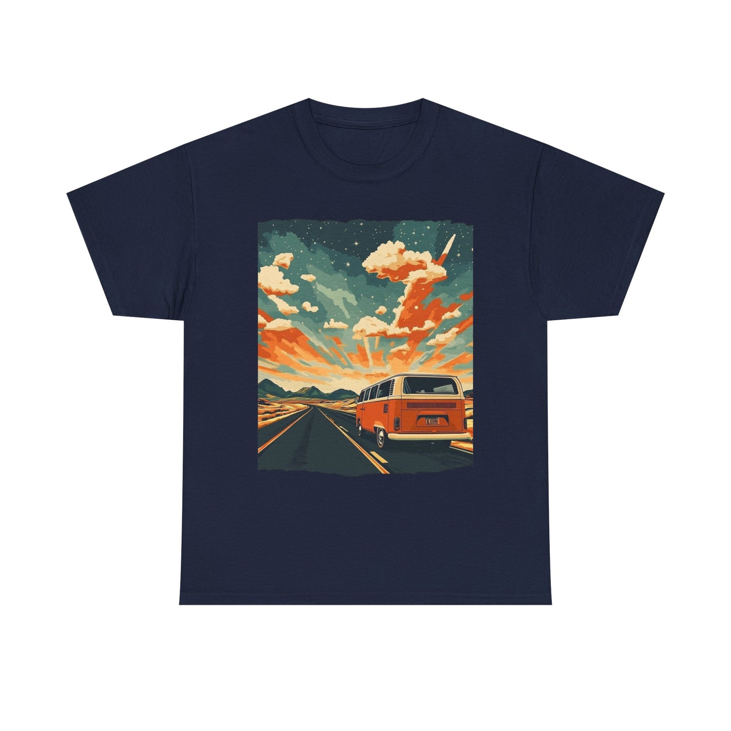 Van Life Adventure Graphic Tee — Road Trip Nomad Travel Gift | Root to Peak