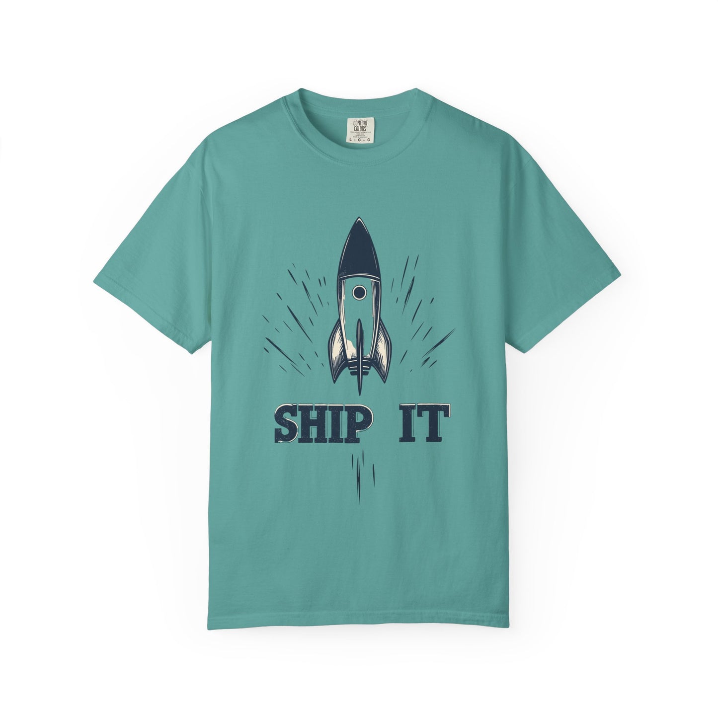 Ship It Rocket Tee — Funny Startup Developer Engineer | Root to Peak