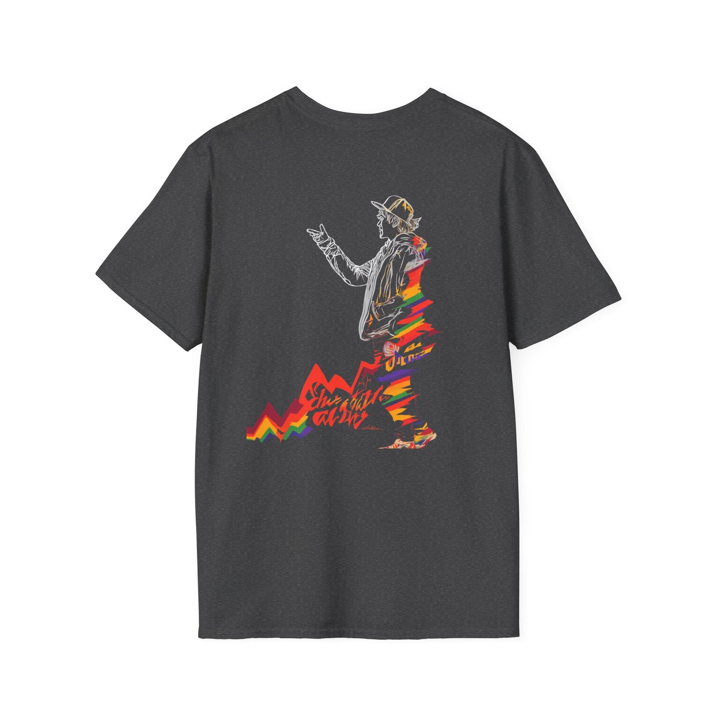 Stand Out Vaporwave Guitarist Tee — Retro Music Aesthetic | Root to Peak