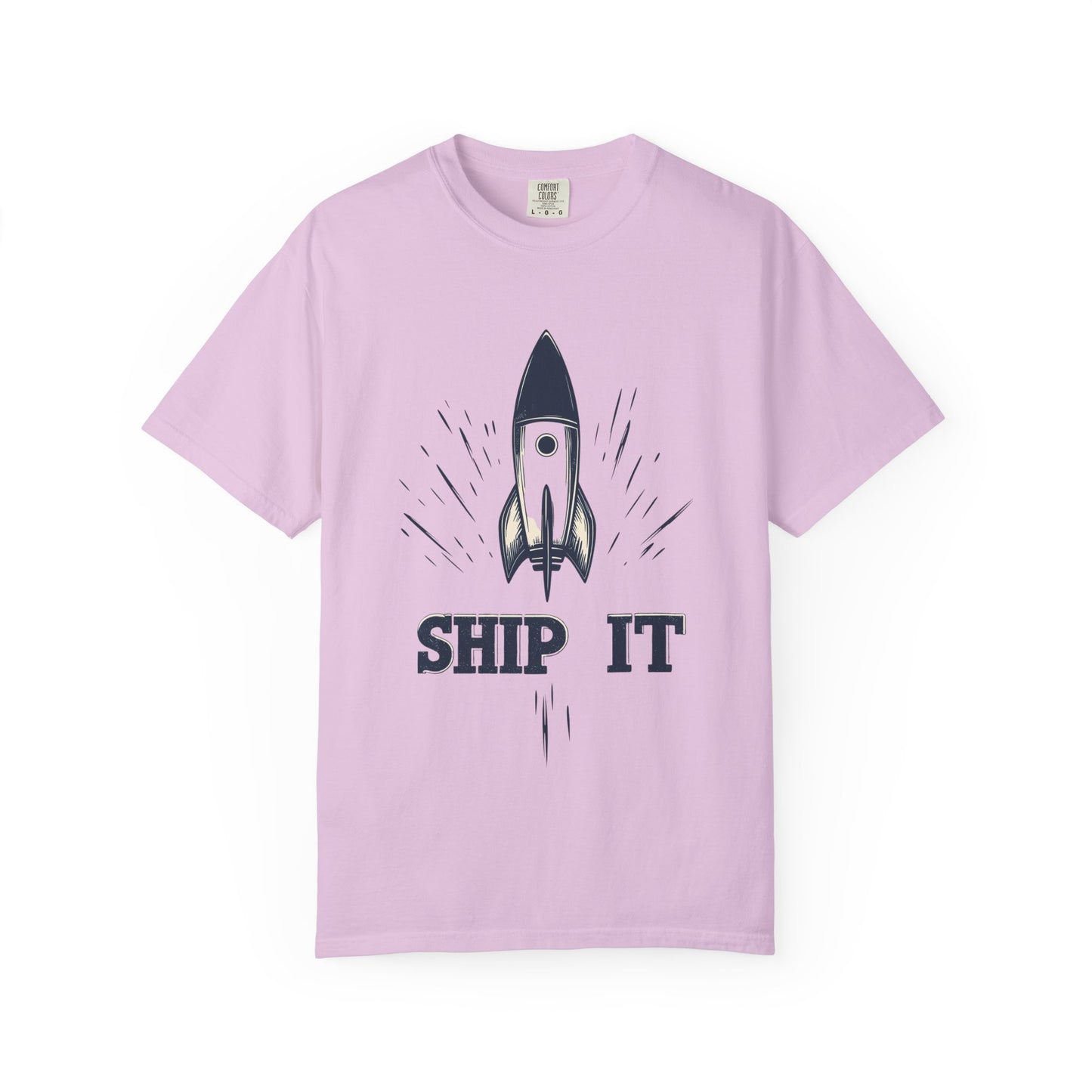 Ship It Rocket Tee — Funny Startup Developer Engineer | Root to Peak