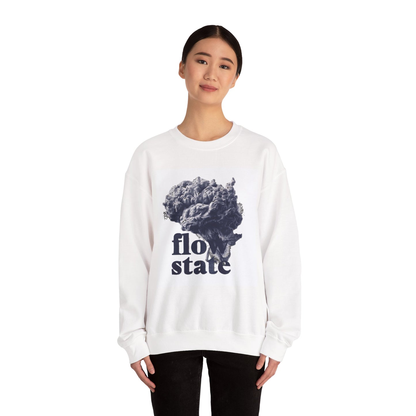 Flow State Crewneck Sweatshirt — Deep Work Focus Gift | Root to Peak