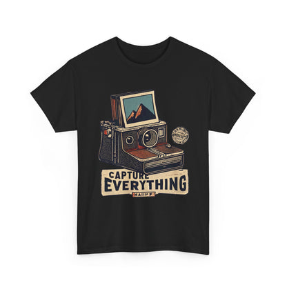 Capture Everything Camera Tee — Photographer Gift Vintage | Root to Peak