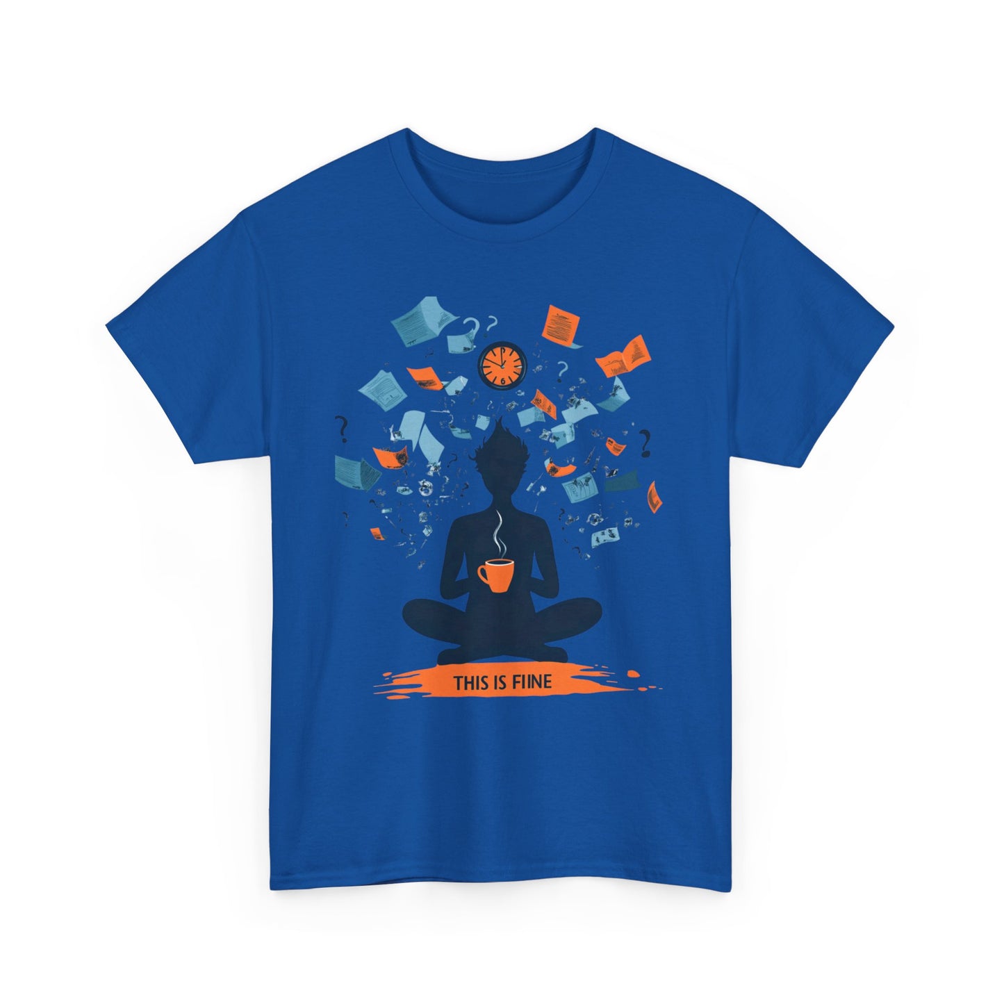 This Is Fine Graphic Tee — Funny Chaos Meme Internet Culture | Root to Peak