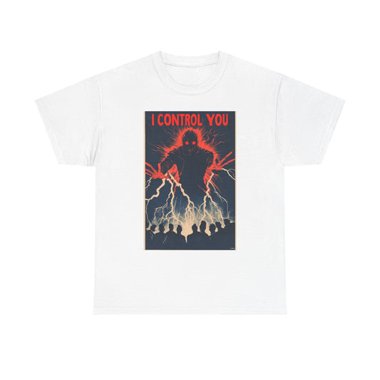 I Control You Graphic Tee — Mind Control Brainwave Art T-Shirt | Root to Peak