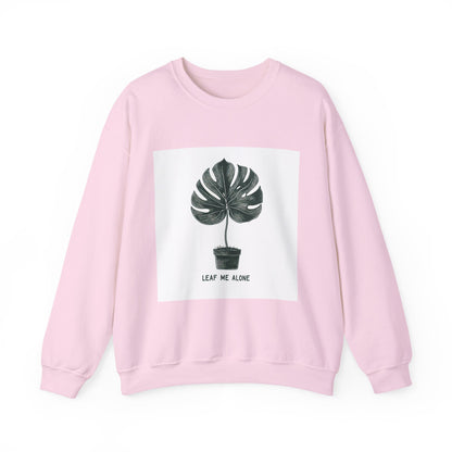 Leaf Me Alone Plant Crewneck — Funny Plant Lover Introvert | Root to Peak