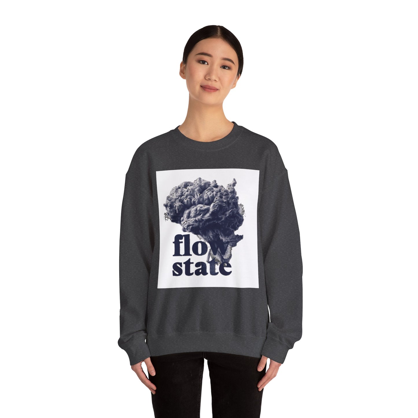 Flow State Crewneck Sweatshirt — Deep Work Focus Gift | Root to Peak