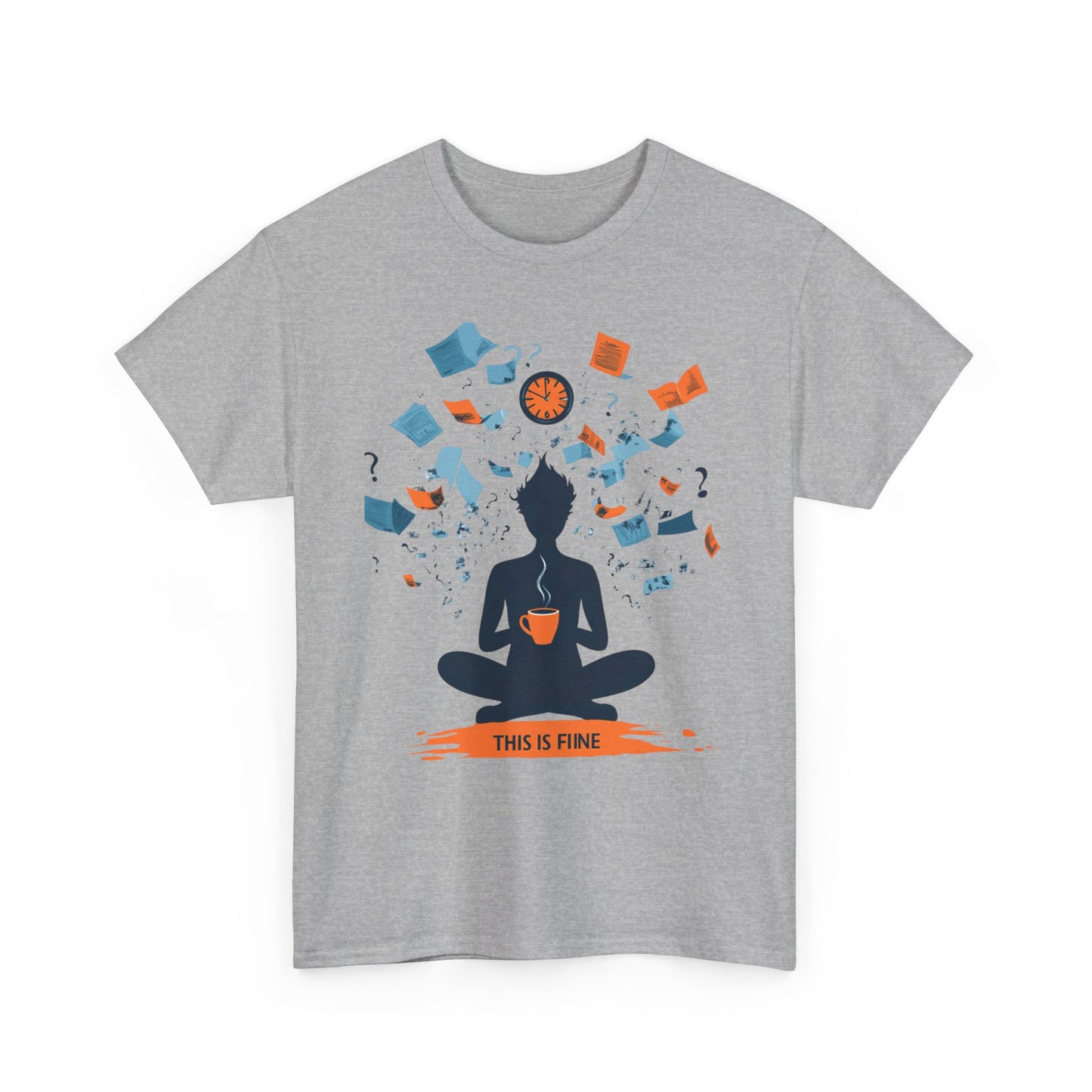This Is Fine Graphic Tee — Funny Chaos Meme Internet Culture | Root to Peak