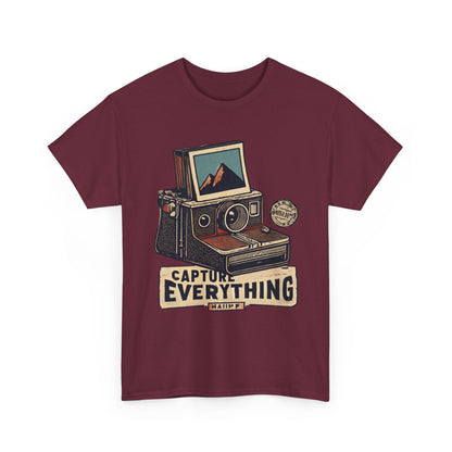 Capture Everything Camera Tee — Photographer Gift Vintage | Root to Peak