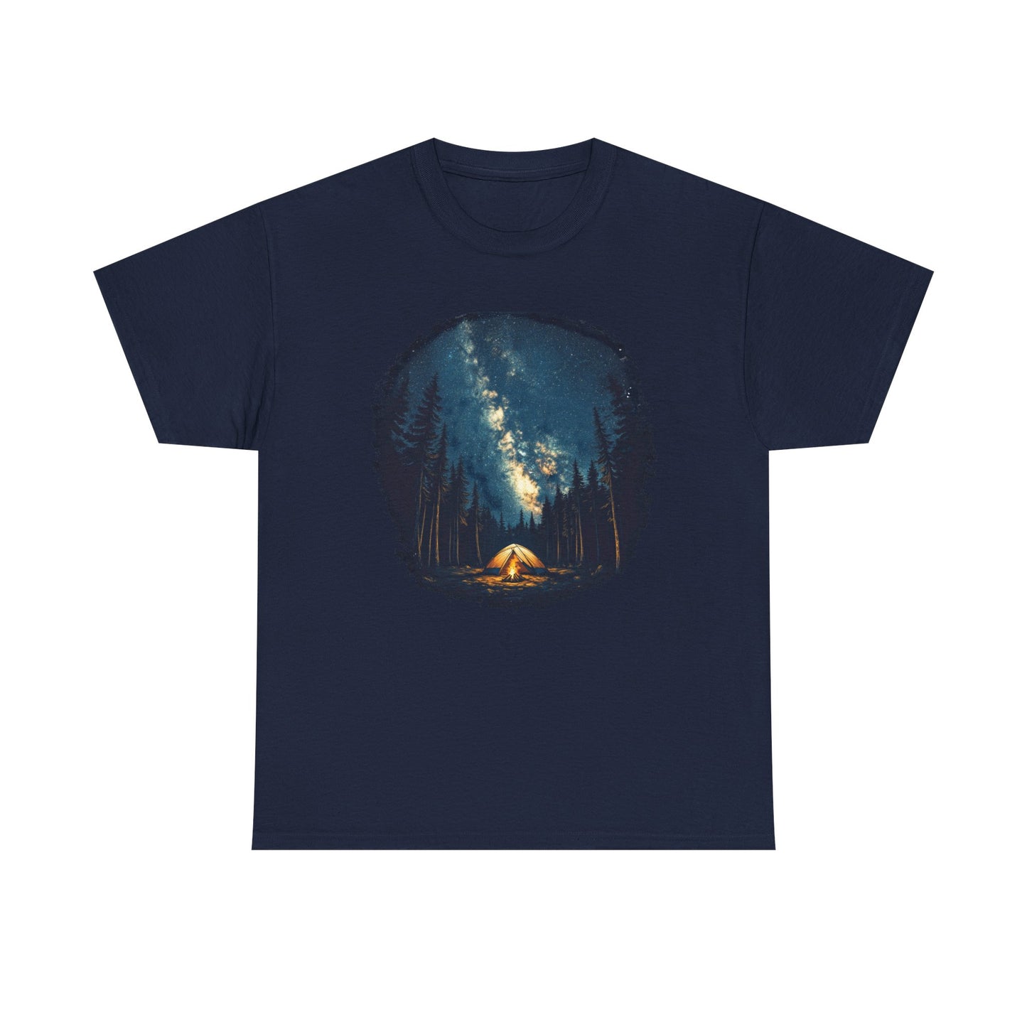 Camping Under the Stars Tee — Night Sky Milky Way Outdoor | Root to Peak