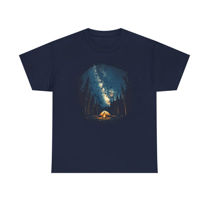 Camping Under the Stars Tee — Night Sky Milky Way Outdoor | Root to Peak