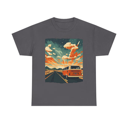 Van Life Adventure Graphic Tee — Road Trip Nomad Travel Gift | Root to Peak