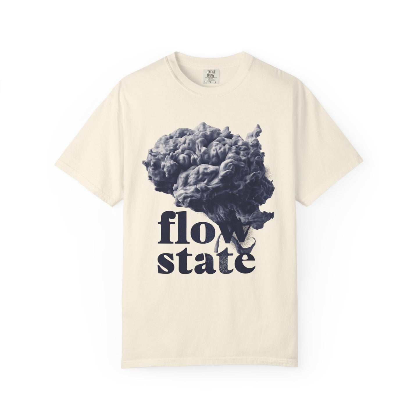 Flow State Smoke Brain Tee — Productivity Focus Graphic | Root to Peak
