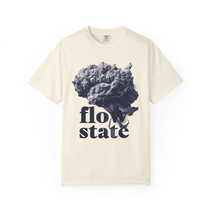 Flow State Smoke Brain Tee — Productivity Focus Graphic | Root to Peak