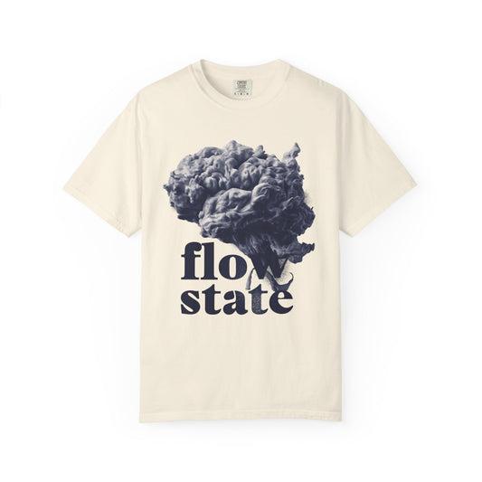 Flow State Smoke Brain Tee — Productivity Focus Graphic | Root to Peak