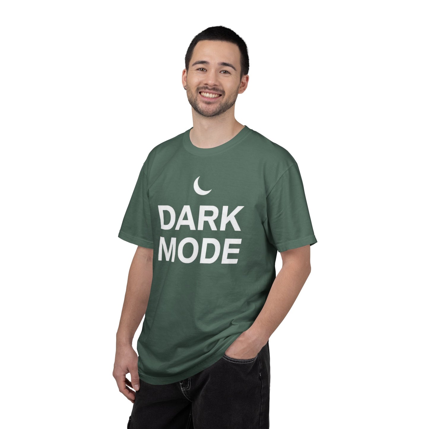 Dark Mode Moon Graphic Tee — Developer Night Owl Gift | Root to Peak