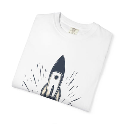 Ship It Rocket Tee — Funny Startup Developer Engineer | Root to Peak