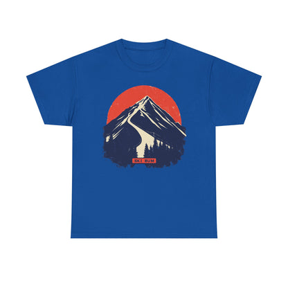 Ski Bum Mountain Graphic Tee — Skier Snow Lover Winter Gift | Root to Peak