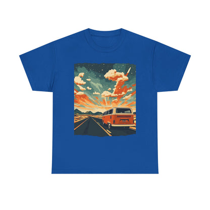 Van Life Adventure Graphic Tee — Road Trip Nomad Travel Gift | Root to Peak