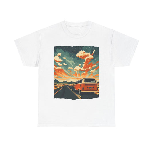 Van Life Adventure Graphic Tee — Road Trip Nomad Travel Gift | Root to Peak