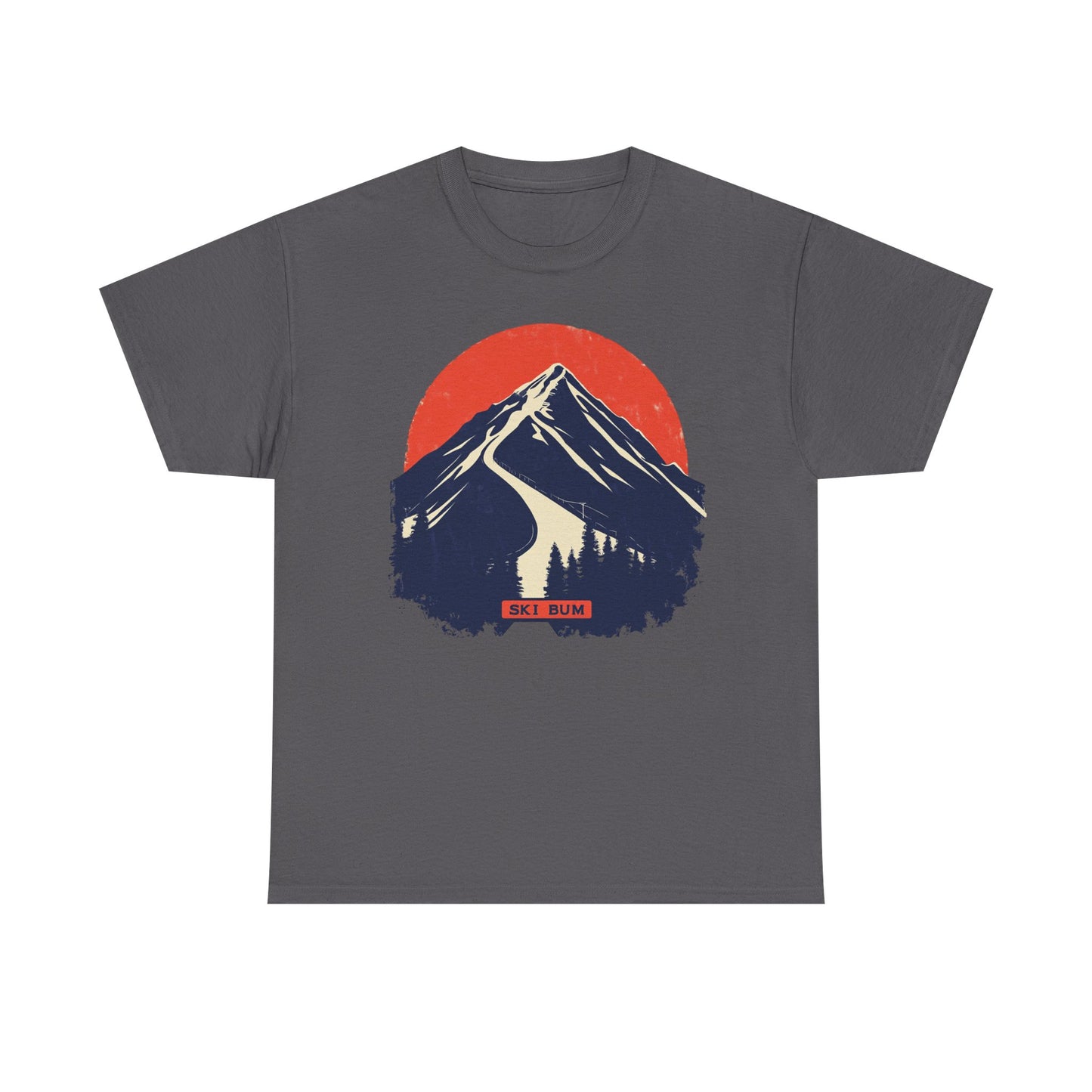 Ski Bum Mountain Graphic Tee — Skier Snow Lover Winter Gift | Root to Peak