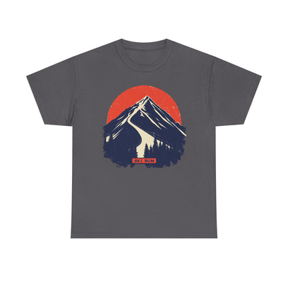 Ski Bum Mountain Graphic Tee — Skier Snow Lover Winter Gift | Root to Peak