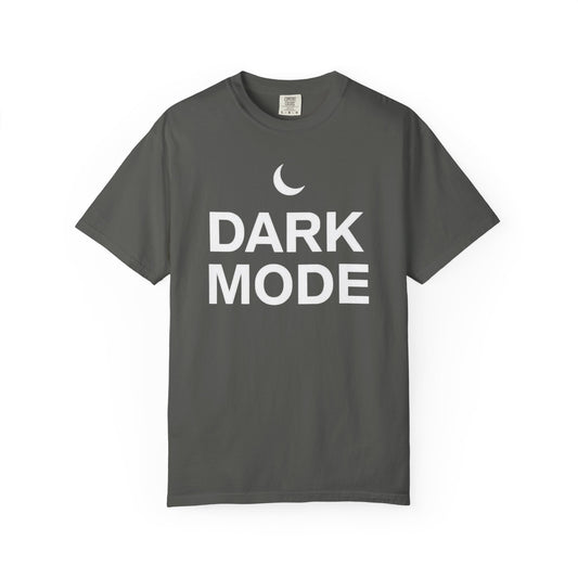 Dark Mode Moon Graphic Tee — Developer Night Owl Gift | Root to Peak