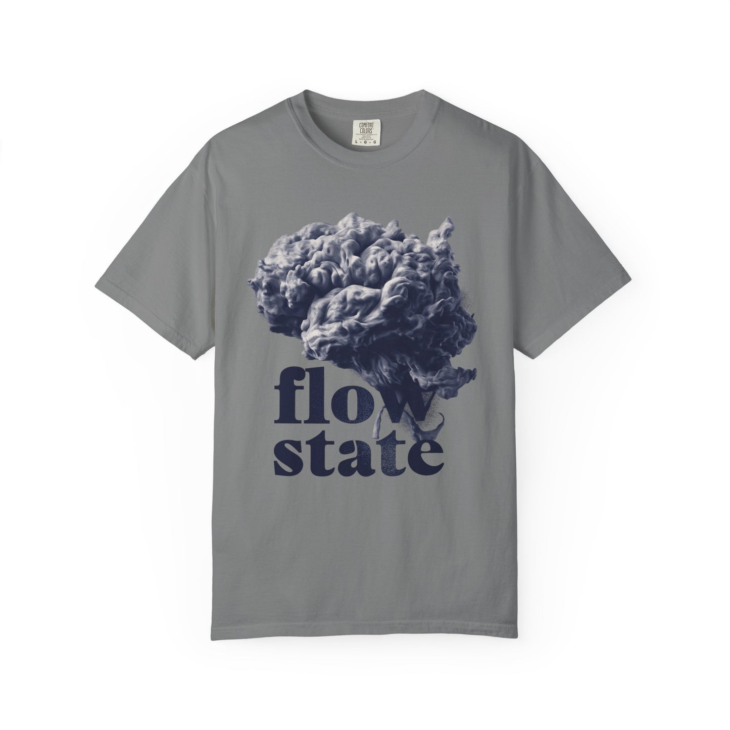 Flow State Smoke Brain Tee — Productivity Focus Graphic | Root to Peak