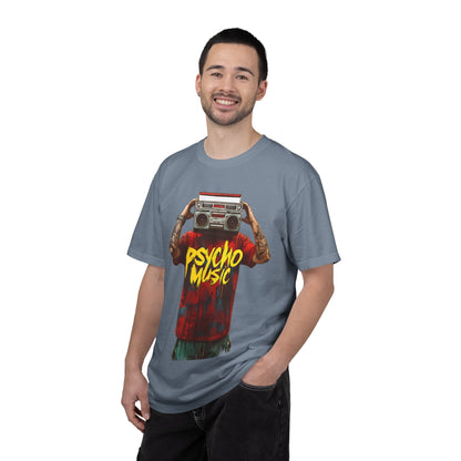 Psycho Music Boombox Tee — Retro Hip Hop Streetwear | Root to Peak