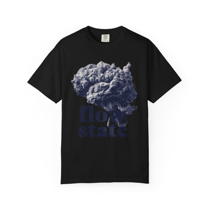Flow State Smoke Brain Tee — Productivity Focus Graphic | Root to Peak