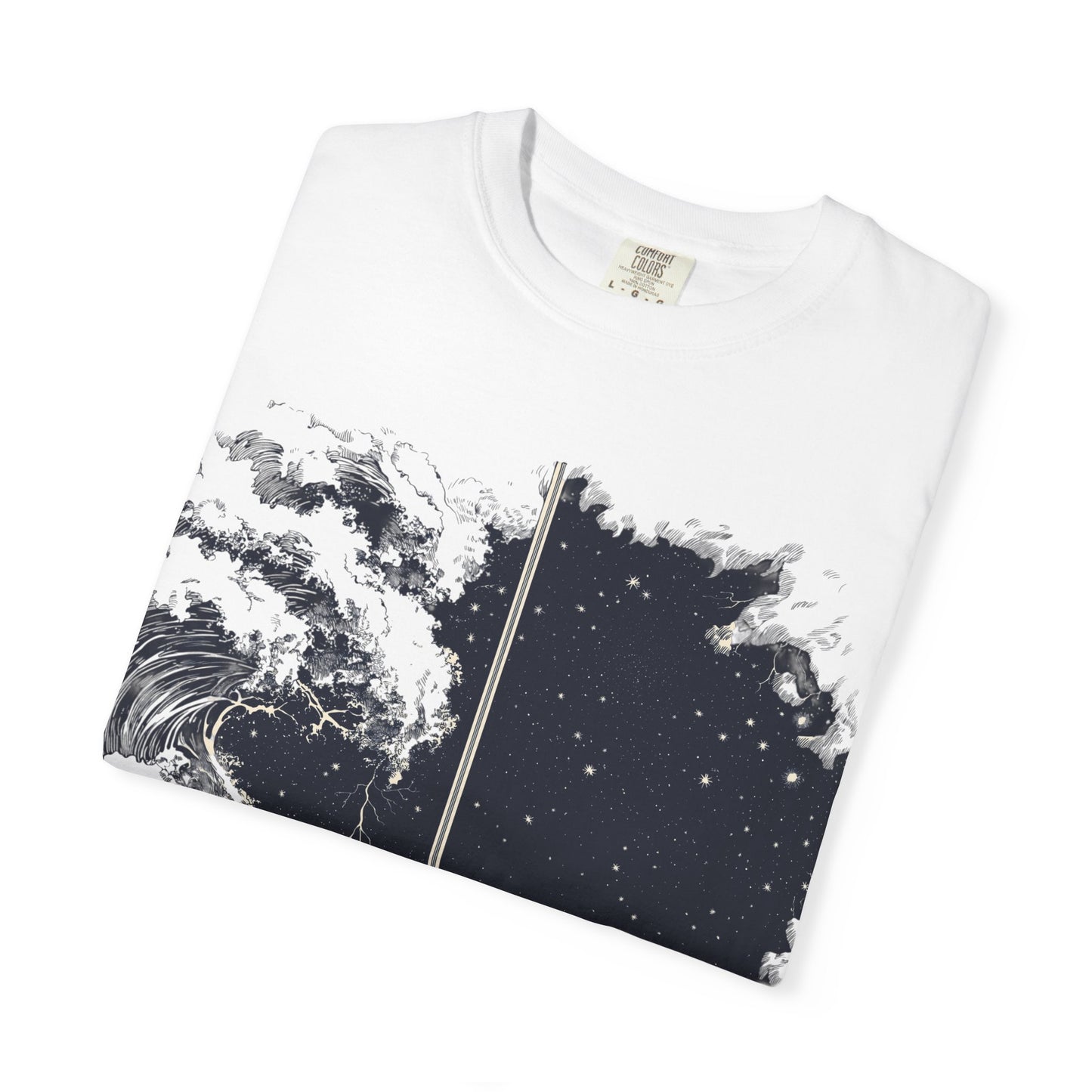 Discipline Ocean Wave Graphic Tee — Motivational Apparel | Root to Peak