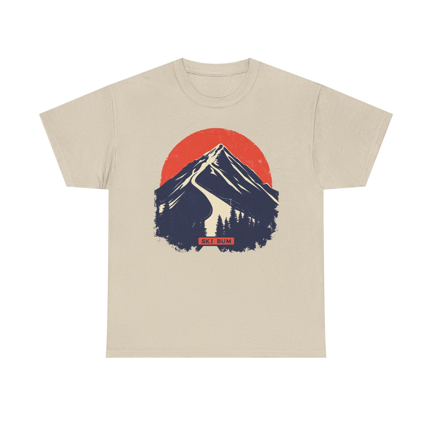 Ski Bum Mountain Graphic Tee — Skier Snow Lover Winter Gift | Root to Peak