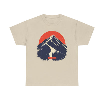 Ski Bum Mountain Graphic Tee — Skier Snow Lover Winter Gift | Root to Peak
